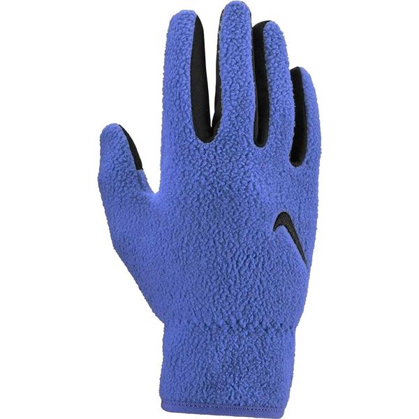 Nike - Guanti Invernali "One"" Per Bambini, Therma-Fit, Pile CS2671 (S) (Blu)"-image
