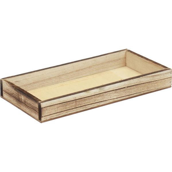 Vassoio In Legno Fiammato Per Decorazioni Da Tavola Rustiche E Idee Di Decorazione Creative-image