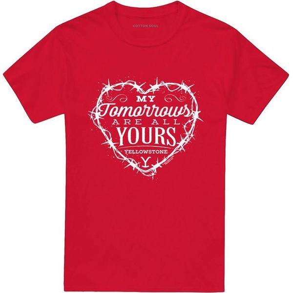 Yellowstone - Maglietta "My Tomorrows Are All Yours"" Per Bambini/Donne Unisex TV28060 (L) (Rot)"-image