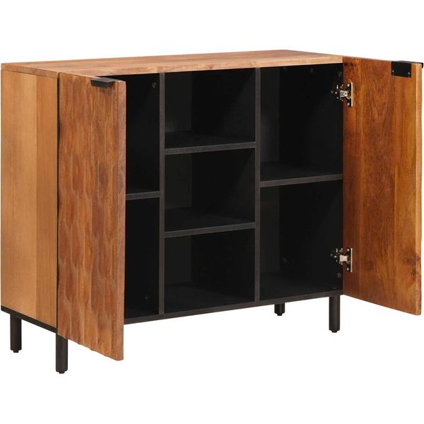 Vidaxl Credenza Con Ripiano Superficie Color Acacia 90 X 33 X 75 Cm-image