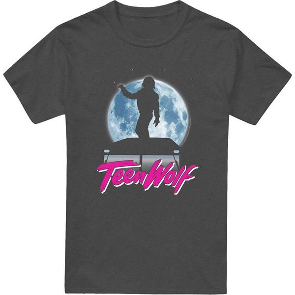 Teen Wolf - Maglietta Da Uomo/Donna Unisex, Screziata TV27235 (Xl) (Carbone)-image