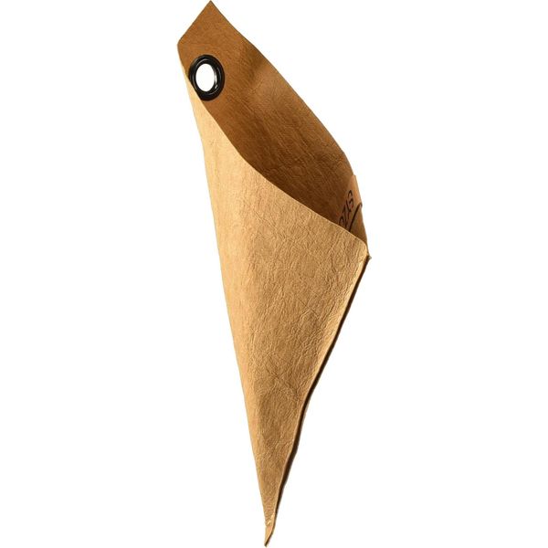 Sacchetto Di Carta Portafiori Look In Pelle Per Composizioni Floreali Di Classe-image