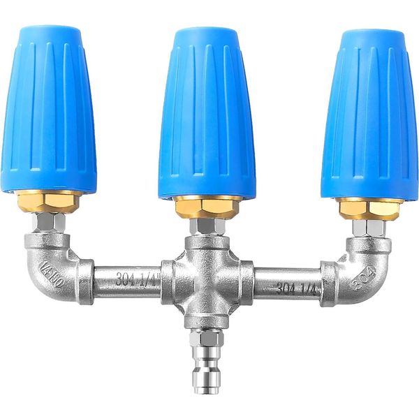 Ugello Turbo 3 In 1, Apertura 2.0, 4000 Psi, Idropulitrice Rotante A 360 Gradi Con Connettore Rapido Da 1/4 Di Pollice-image