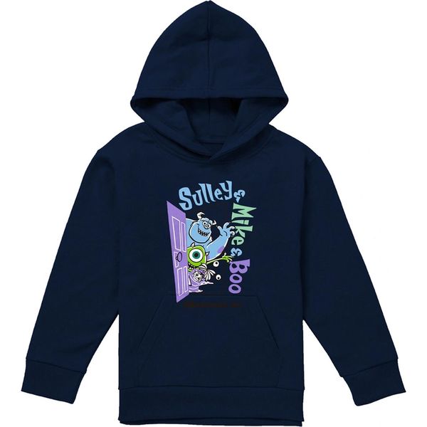 Monsters Inc - Felpa Con Cappuccio Per Bambini TV23007 (128) (Navy)-image