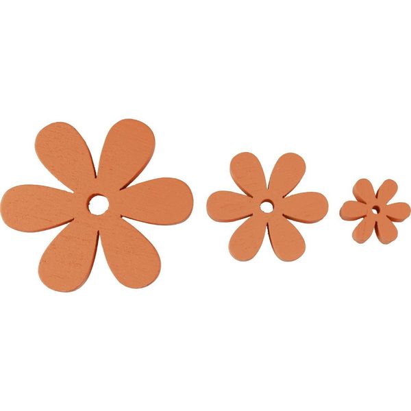 Decorazione Con Fiori Di Legno Da Spargere Decorazione Per La Tavola Stile Estivo-image