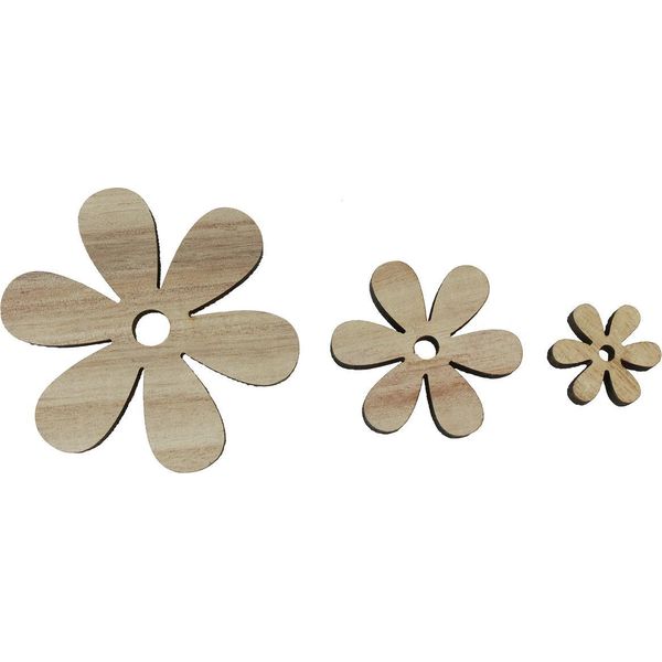 Spruzzi Di Fiori Di Legno Per Decorazioni Da Tavola E Idee Artigianali-image