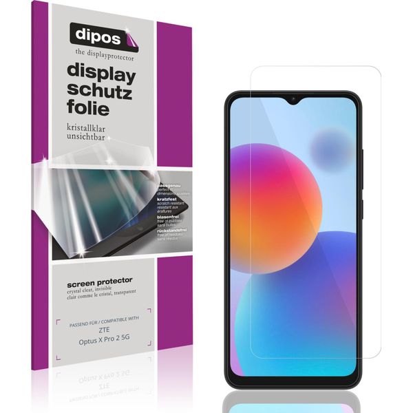 4X Pellicola Protettiva Per Zte Optus X Pro 2 5G Protezione Schermo Claro Display Dipos-image