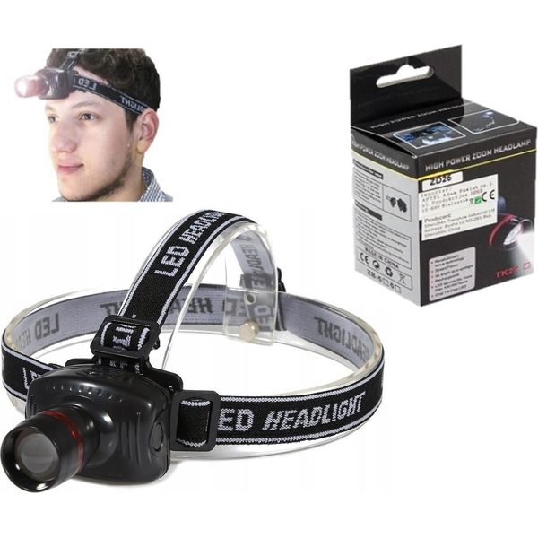 Lampada Frontale A Led Zoom Cree 3 Watt-image