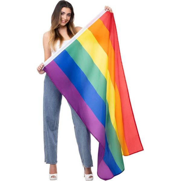 Smiffys - Bandiera, Poliestere, Pride SM560 (Taglia Unica) (Multicolore)-image
