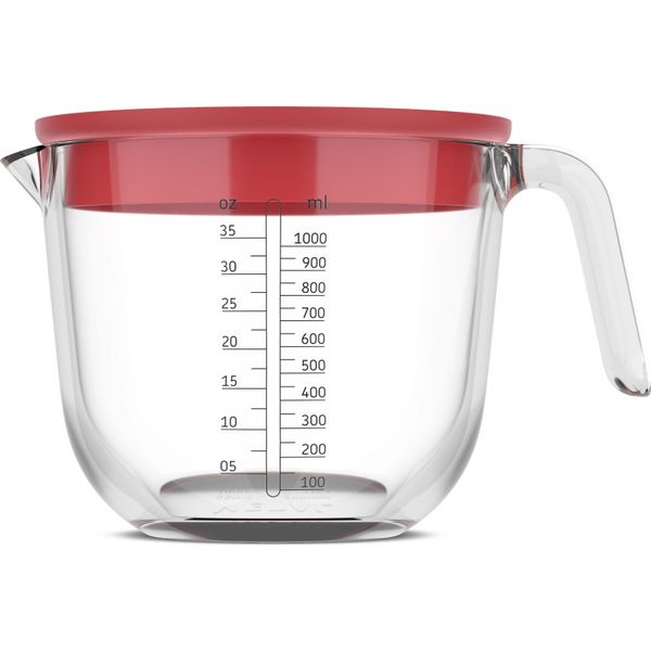 Mepal Chef It Messbecher Glas Messbecher Chef It 1000 Ml Mit Deckel - Coral 200 X 146 X 129 102311076900-image