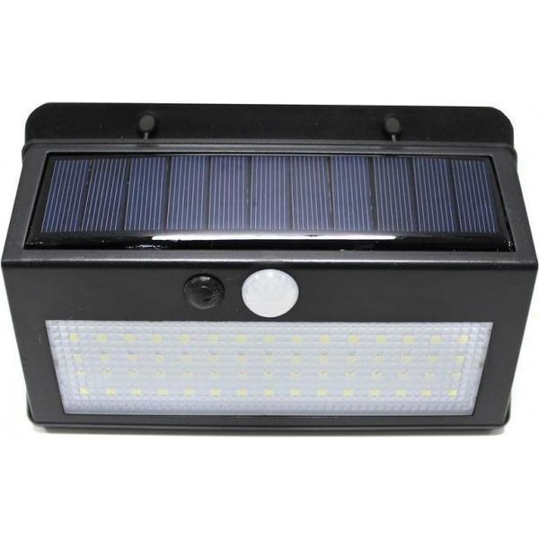 Lampada Solare A 38 Led Con Sensore Di Movimento E Crepuscolare-image