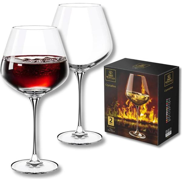 Wilmax Set Di 2 Bicchieri Da Vino Chardonnay Da 880 Ml Per Bevande Lunghe Bicchieri Da Vino Bianco Lavabili In Lavastoviglie-image