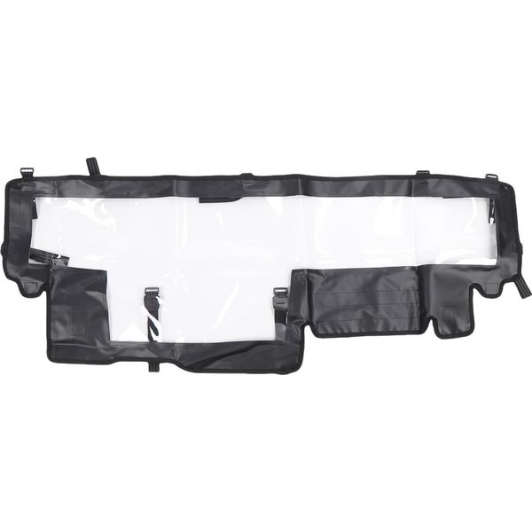 Utv Parabrezza Posteriore Morbido, Ottima Visibilità, Antipolvere, Parabrezza In Pvc Di Ricambio Per Maverick X3-image