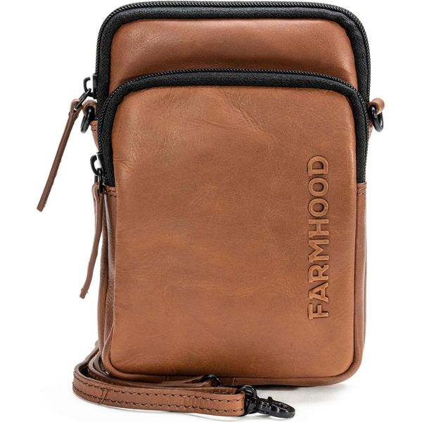 Farmhood Borsa Per Cellulare Nashville Phone Bag Mid Brown Marrone-image