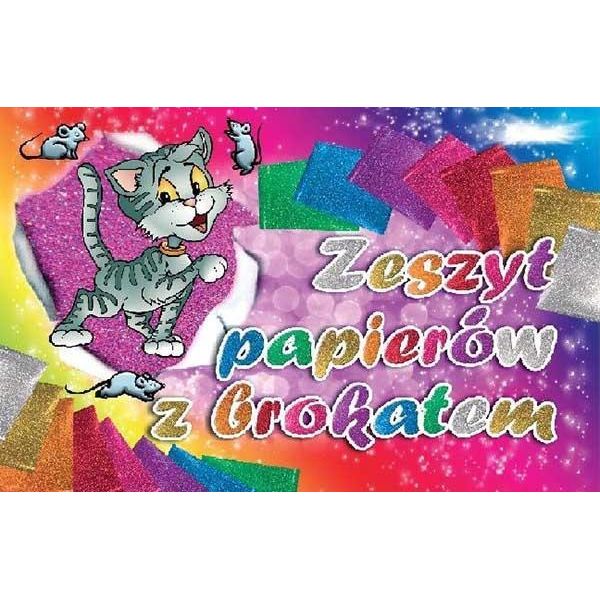 Carta Da Taglio Con Lustrini B5 In 8 Colori-image