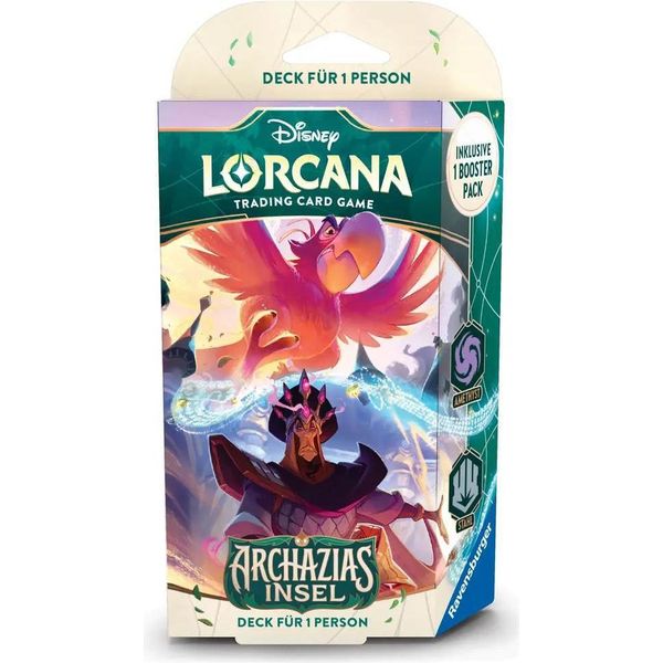 Disney Isola Lorcana Archazia - Mazzo Iniziale Ametista E Acciaio (Tedesco)-image