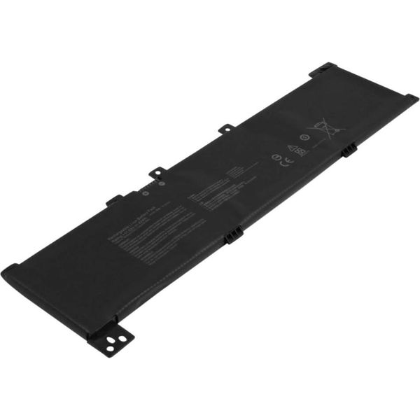 Avizar, Batteria Li-Polymer 3645Mah 11,52V Per Asus Vivobook F705QA Laptop, Nero-image