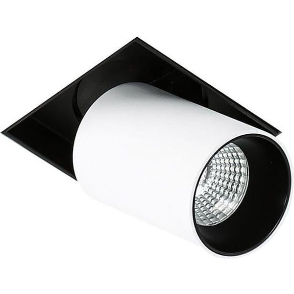 Novum Italux Led Apparecchio Da Incasso Bianco Mobile GL7119-1/12W 3000K Wh+Bl-image
