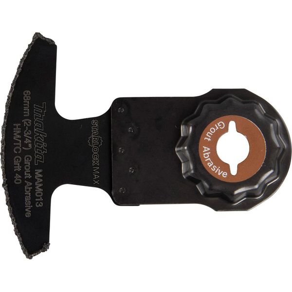 Lama Makita Riff Per Taglio A Tuffo, 68 Mm Starlock Max - K40 - Tct / Riff - MAM013 - Malta / Colla Per Piastrelle / Calcestruzzo-image
