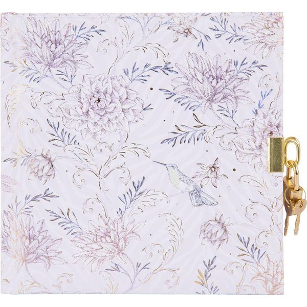 Agenda Goldbuch Hybrid Heritage Lilla 16,5X16,5 Cm 96 Pagine Bianche-image