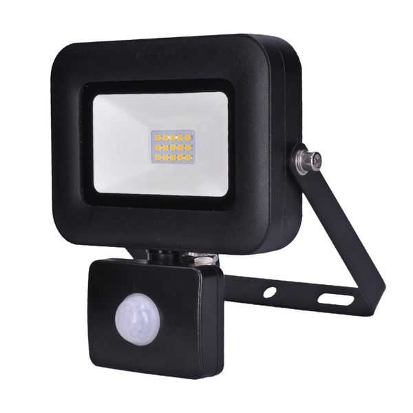 Solight Faretto Led Pro Con Sensore, 10W, 850Lm, 5000K, IP44-image