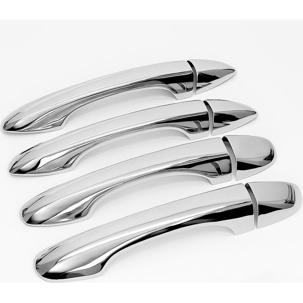 Maniglie Cromate Recambo In Acciaio Inox Compatibili Per Vw Tiguan Ii + Allspace | Bj Dal 2016>-image