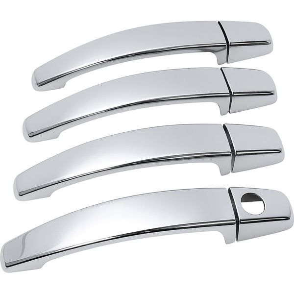 Maniglie Cromate In Acciaio Inox Per Opel Vectra C 2002-2008 | Signum 2003-2008-image