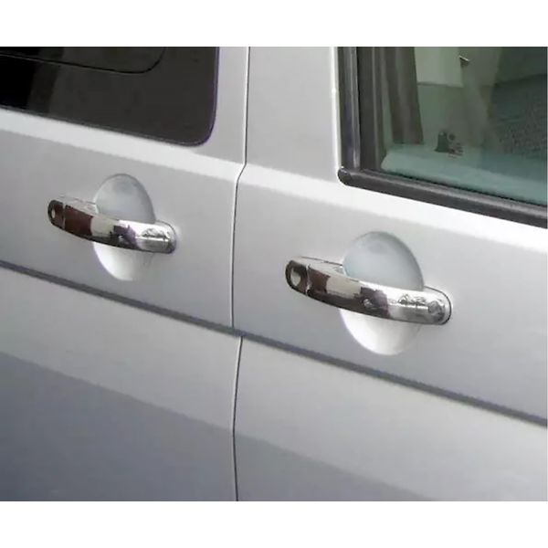 Recambo Coprimaniglia Cromato In Acciaio Inox Compatibile Per Vw Caddy 2K | Touran 1T | Bj 2003-2015-image