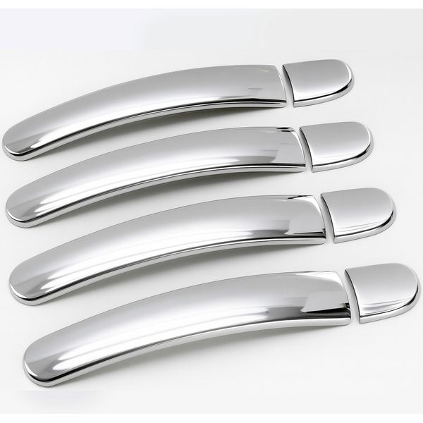 Coprimaniglia Cromati In Acciaio Inox Per Vw Tiguan 1 2007-2016-image