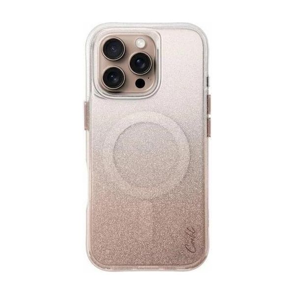 Uniq Etui Coehl Lumino Iphone 16 Pro6.3 Magnetic Charging RóżOwo ZłOty/Rose Gold-image
