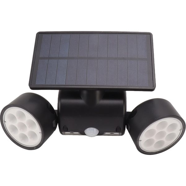 Luce Solare Del Sensore Di Movimento Di 30 Led All'aperto Luce Del Paesaggio Della Lampada Solare Della Doppia Testa Per Il Vialetto Del Giardino Del Cortile Del Patio Della Coperta-image