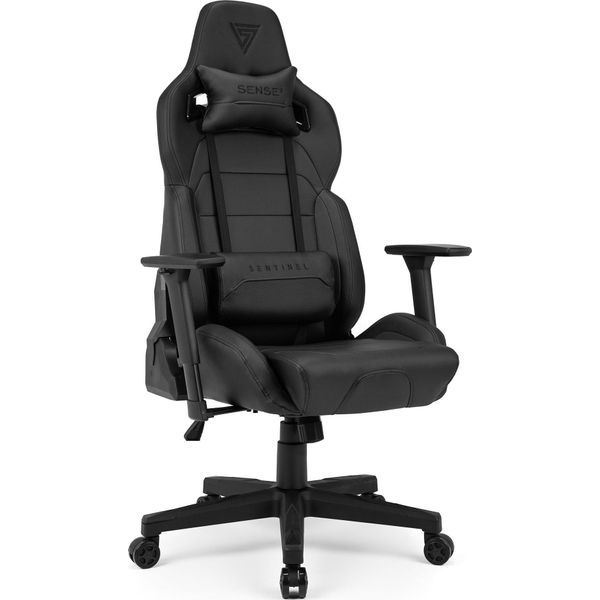 Sedia Da Gioco SENSE7 Sentinel - Sedia Con Braccioli 3D, Inclinazione A 160°, Funzione Dondolo, Imbottitura Hde™, Elevazione A Gas, Sedia Da Ufficio Ergonomica Grigio-Nera-image
