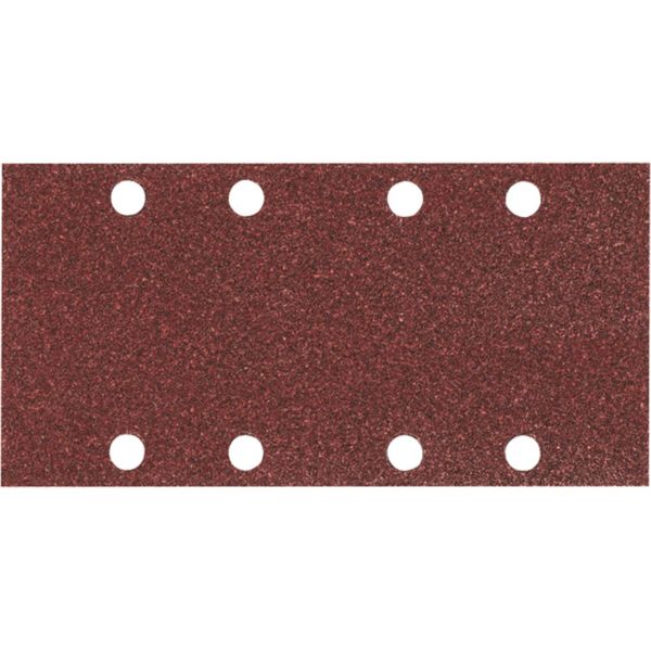 Carta Abrasiva Velcro Makita, 93 X 185 Mm, K120, 10 Pz. 93 X 185 Mm - K120 - 10 Pz. - 8 Fori-image
