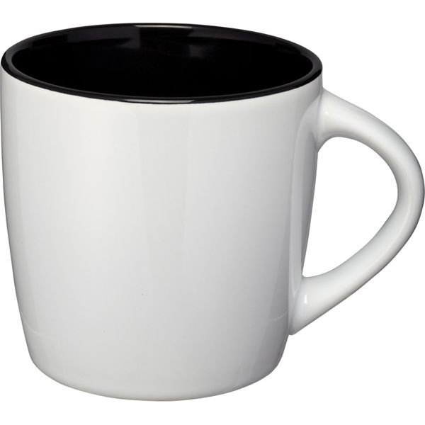 Tazza In Ceramica Bullet Aztec PF244 (8,4 X 8,8 Cm) (Bianco/Nero)-image