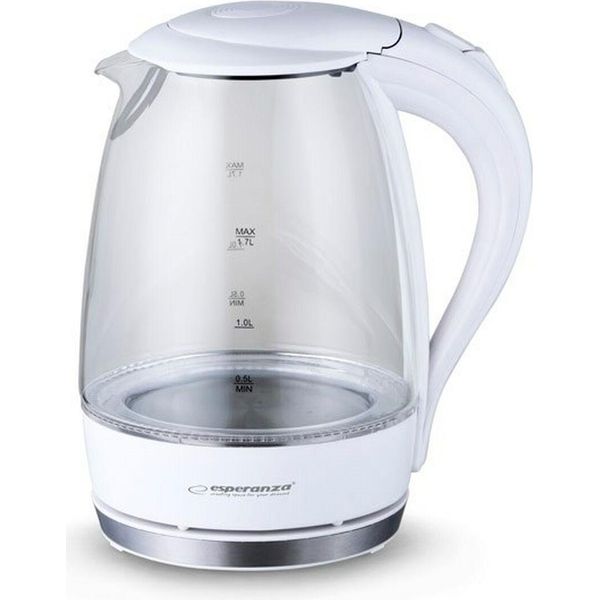 Esperanza EKK011W Electric Kettle 1.7 L White, Multicolor 2200 W-image