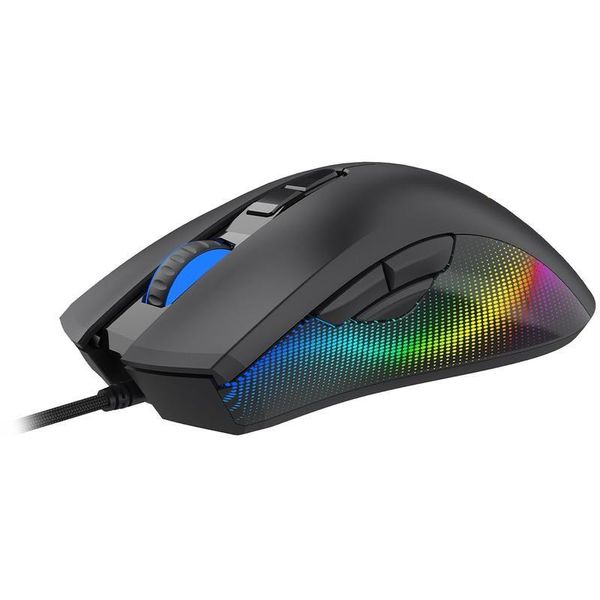 Mouse Aqirys Phoenix, 12000Dpi, Ottico, Usb, Abete, Negru-image