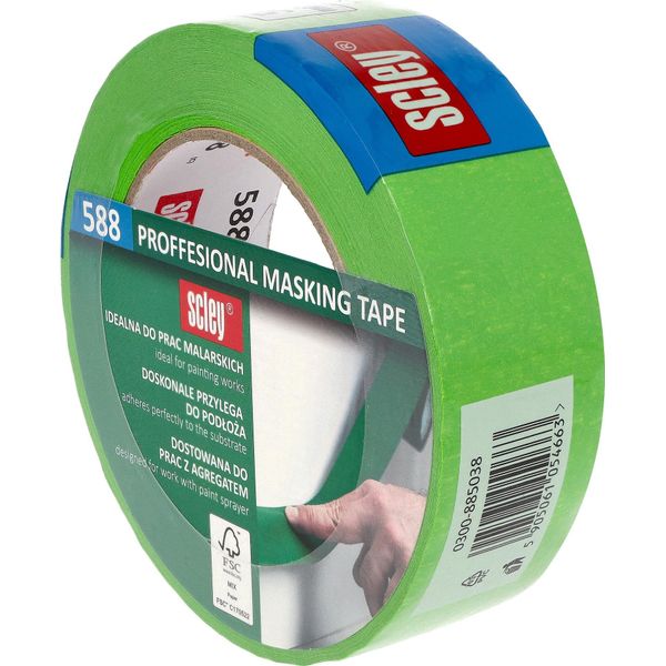 Nastro Adesivo Spesso / Nastro Per Mascheratura 38 Mm X 50 M Serie 588 Scley - 1 Pezzo. Nastro Adesivo, Nastro Per Mascheratura-image