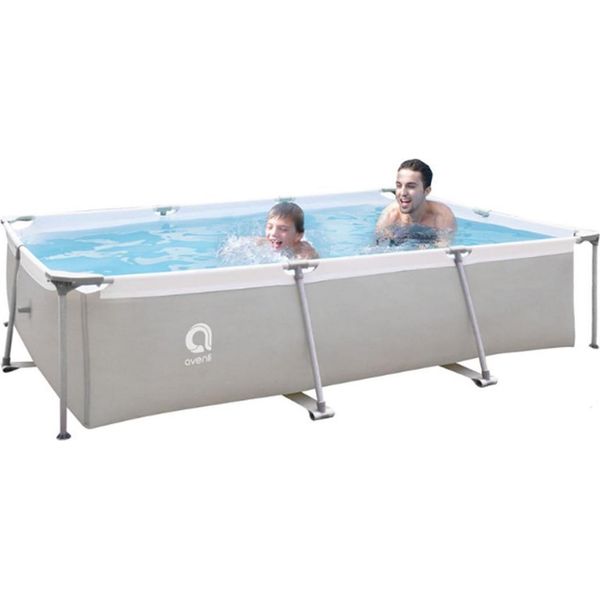 Piscina Fuori Terra Avenli 300 X 207 X 65 Cm - Con Pompa E Scaletta-image