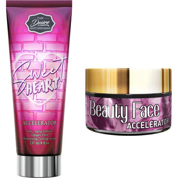 Tan Desire Sweet Heart + Jar Beauty Face-image