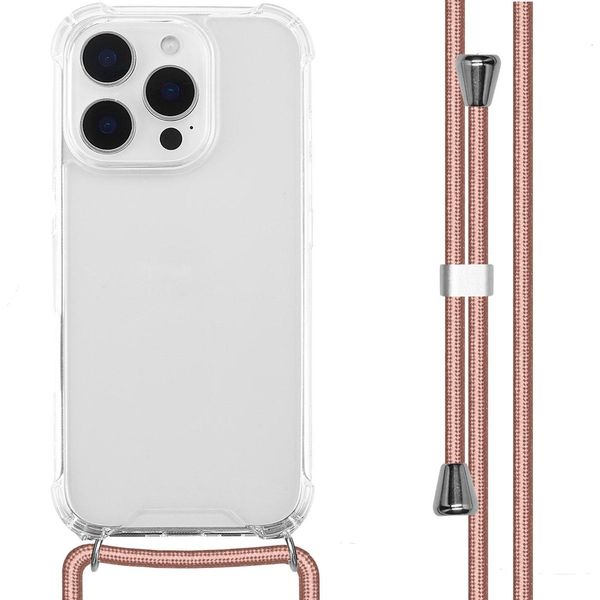 Imoshion Custodia Protettiva Iphone 16 Pro Max Con Fascia Posteriore Con Catena Custodia Per Iphone 16 Pro Max - Rosegold-image