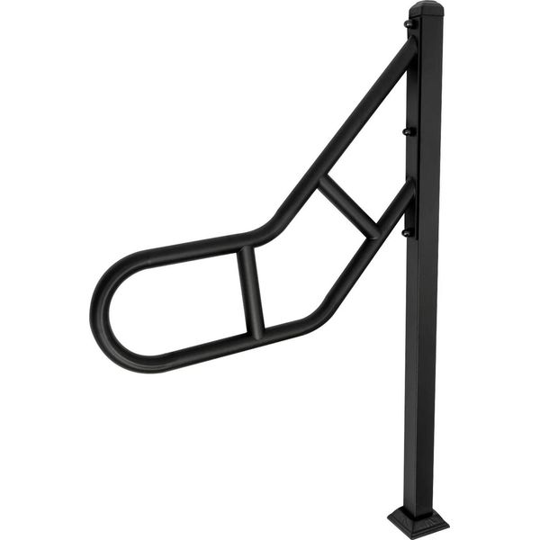 Corrimano Per Scale, Design Ergonomico, Facile Installazione, Nero-image