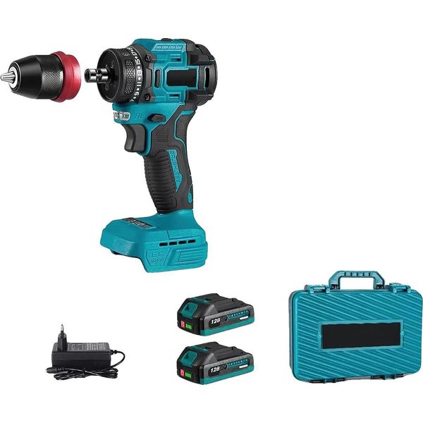 Avvitatore A Batteria, Motore Brushless, Trapano A Batteria, 2 Batterie-image