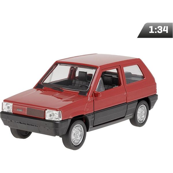Modello 1:34 Fiat Panda, Rosso-image