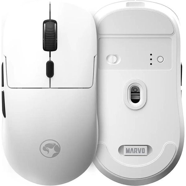Marvo Niro 50 Mouse Da Gioco Senza Fili Trasparente Trasparente Taglia Unica-image