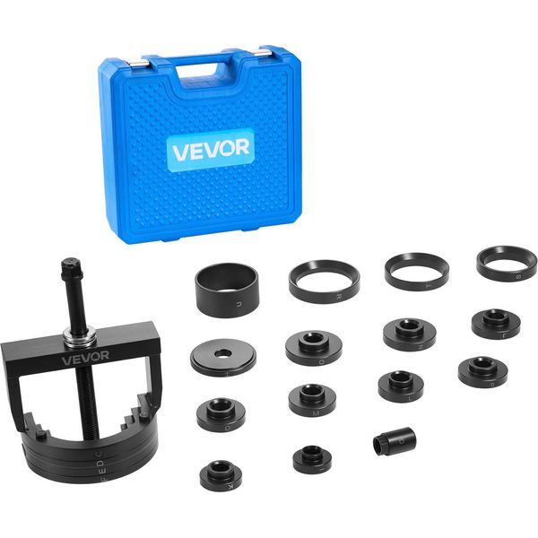 Set Di Estrattori Per Mozzi Ruota Vevor Adatto Alla Maggior Parte Dei Veicoli Con Trazione Anteriore, Strumento Per La Rimozione Del Cuscinetto Della Ruota Anteriore, Kit Di Installazione Del Cuscinetto Della Ruota, Facile Sostituzione Del Cuscinetto Senza Pressa-image