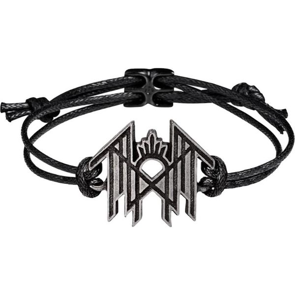 Sleep Token - Cinturino Da Polso Per Uomo/Donna Unisex, Con Cordino, Logo RO15271 (Taglia Unica) (Nero)-image