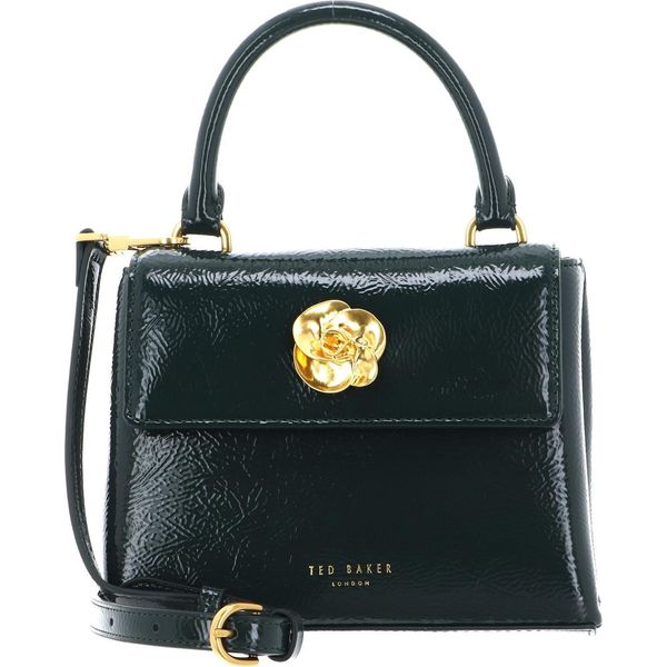 Ted Baker Borsa A Tracolla Roseau Rose Detail Mini Crinkle Bag Dark Green Verde Scuro-image