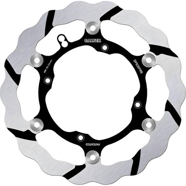 Disco Freno Galfer DF635FRS Wave® Flottante Racing Oversize Scanalato Anteriore 270X3Mm Per Beta Rr, Husqvarna Cr Sm S Tc Te I Wr Wre 125 - 630 Ccm Bj. 1998 - 2021-image