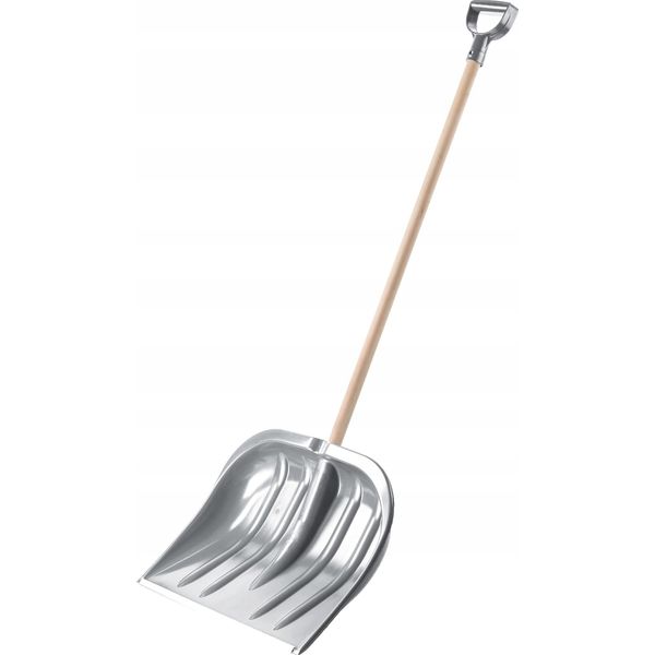 Pala Da Neve Kadax "Embiane"", Vanga Da Neve Senza Manico Con Bordo In Metallo E Impugnatura Ergonomica, Argento, 49 Cm"-image