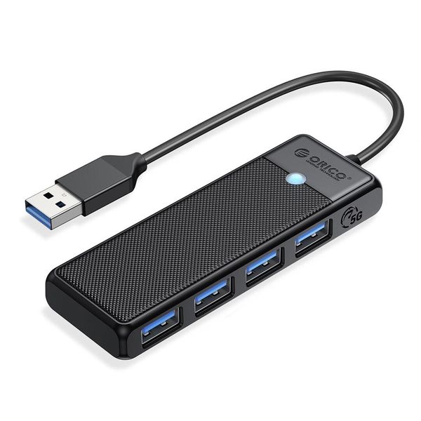Orico Hub USB-A 4 Porte USB-A 3.0 5Gbps Nero-image